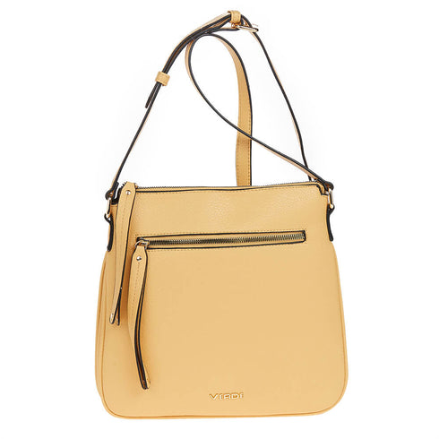 Verde Γυναικεία Τσάντα Χιαστί 16-6723 Κίτρινο